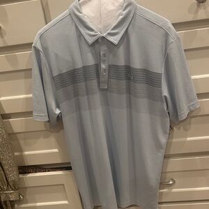 Travis Mathew Sky Blue Polo Shirt